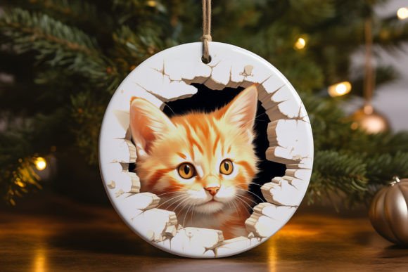 Adorable Kitten Ornament Review for Embroidery Projects