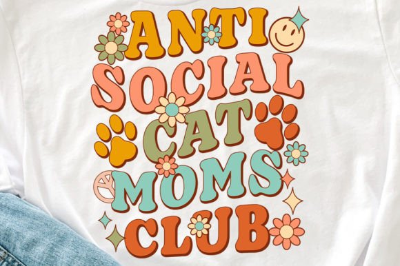 Anti Social Cat Moms Club PNG Review