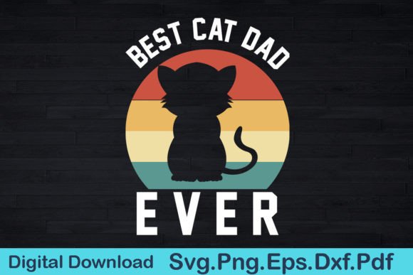 Cat Dad Ever T-Shirt Design Review