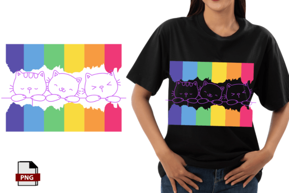 Cat Line Colorful Embroidery Design Review