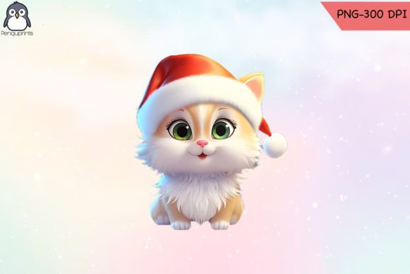 Christmas Cat with Santa Hat Embroidery Design Review