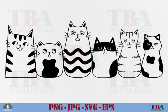 Cute Doodle Cat Line Art Review