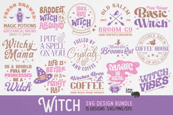 Halloween Witch SVG PNG Bundle Review