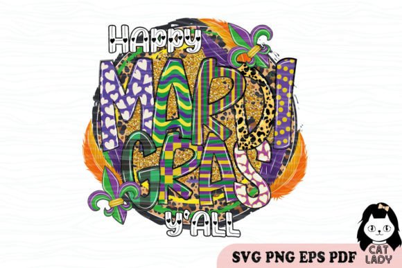 Happy Mardi Gras Y’all SVG PNG Review