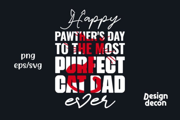 Happy Pawther s Day Cat Dad Tshirt Embroidery Review