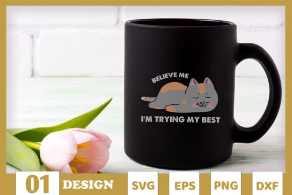 Lying Cat Trying My Best Embroidery Design Review