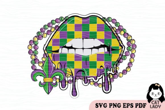 Mardi Gras Lips SVG PNG Sublimation Review