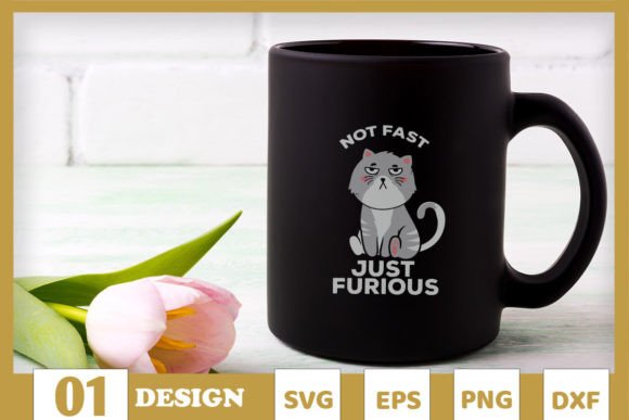 Not Fast Just Furious Funny Cat Embroidery Review