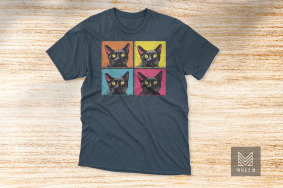 Pop Art Bombay Cat T-shirt Design Review