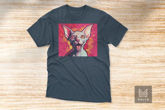 Pop Art Sphynx Cat T-shirt Design Review