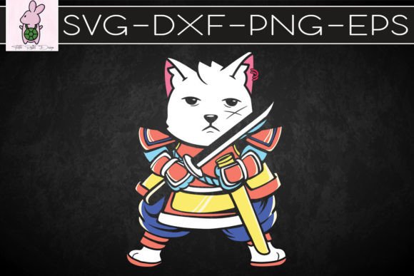 Ronin Samurai Cat with Katana Embroidery Design Review