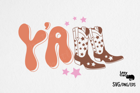 Western Y all Cowboy Boots SVG Design Review